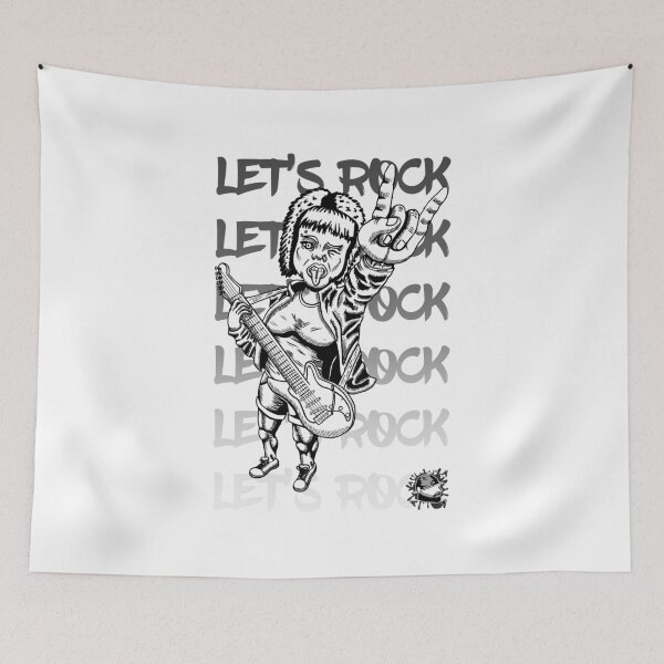 Item preview, Let's Rock Lady Guitarist designed and sold by Colmeia de Ideias.