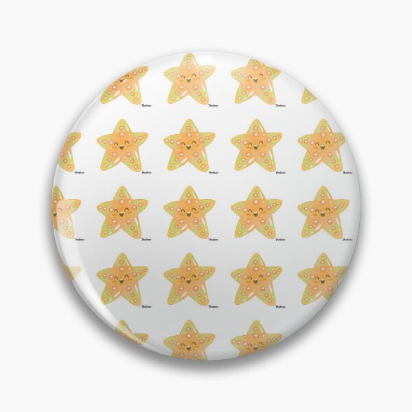 Item preview, Cute Orange Kawaii Starfish - Ocean Friends designed and sold by Theselinara.