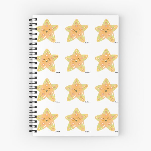Item preview, Cute Orange Kawaii Starfish - Ocean Friends designed and sold by Theselinara.