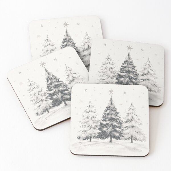 Item preview, Gentle Winter Fir Trees designed and sold by Ioanna-Studio.