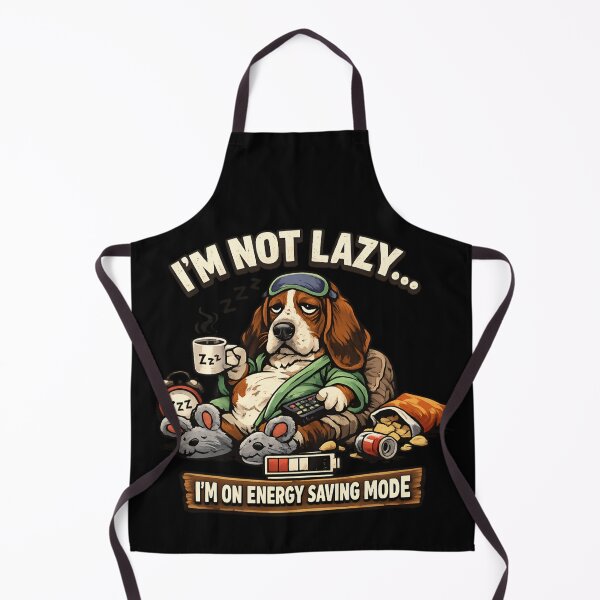 Item preview, Lazy Basset Hound - Energy Saving Mode designed and sold by SidTastic .