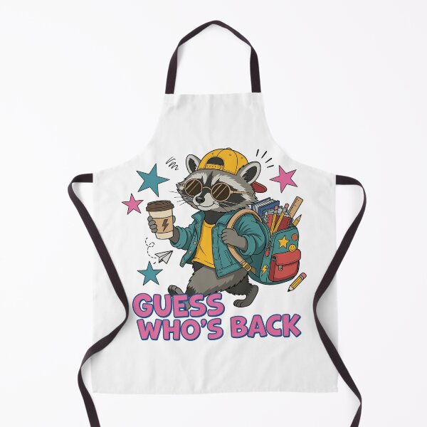 Item preview, Guess Whos Back Raccoon Back to School Boys designed and sold by KroghDs.