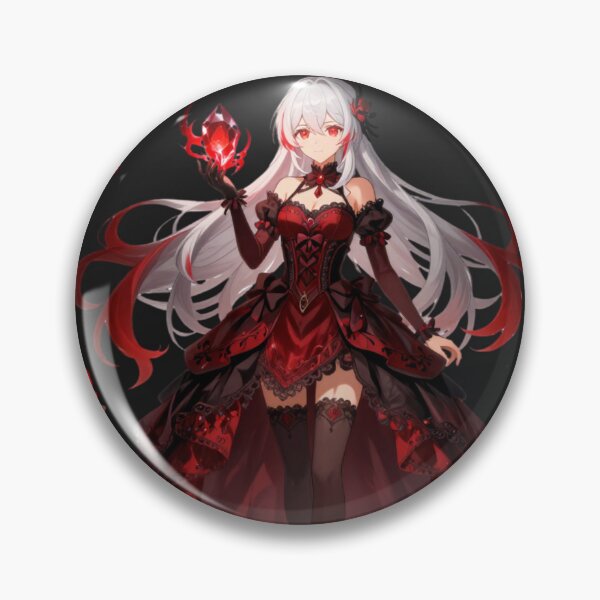 Item preview, Mystical Silver Gothic Anime Girl designed and sold by Revyra.