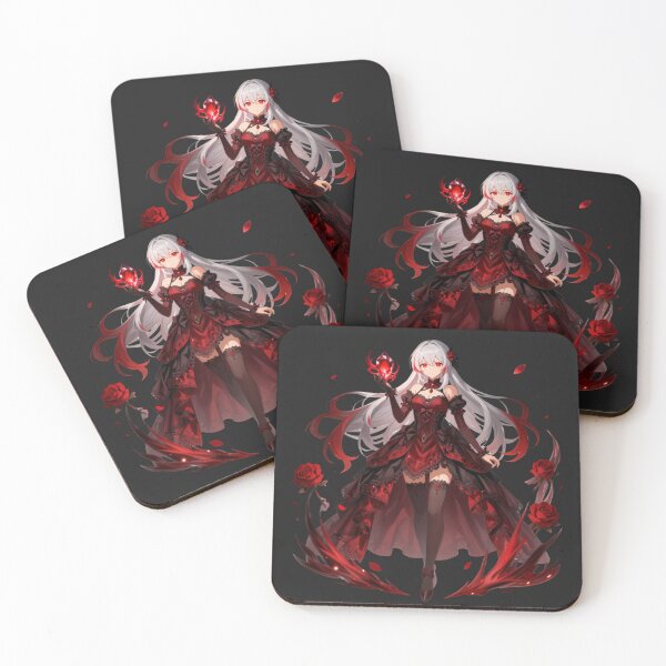 Item preview, Mystical Silver Gothic Anime Girl designed and sold by Revyra Design .