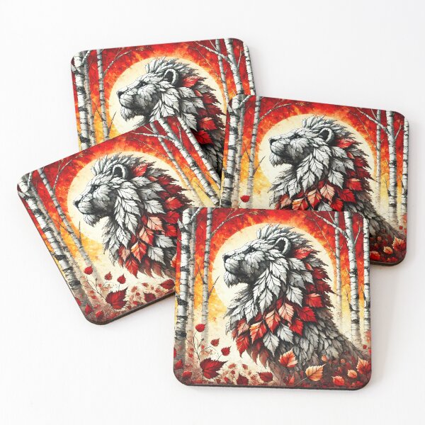 Item preview, Fall Lion, Ai Generated Art designed and sold by ACC .