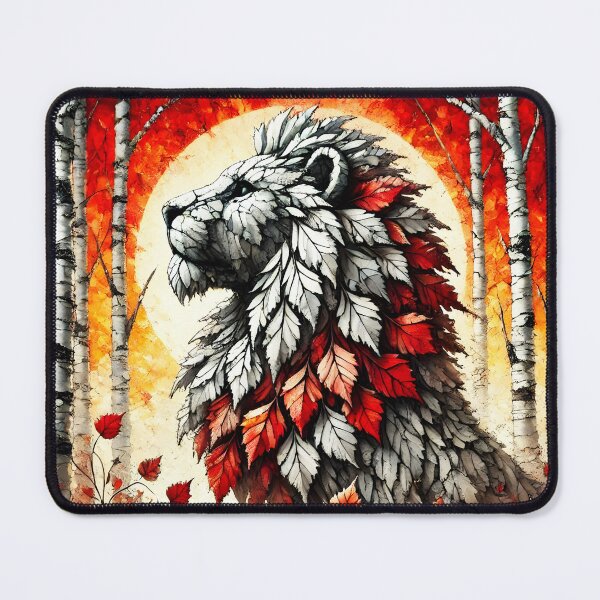 Item preview, Fall Lion, Ai Generated Art designed and sold by ACC .