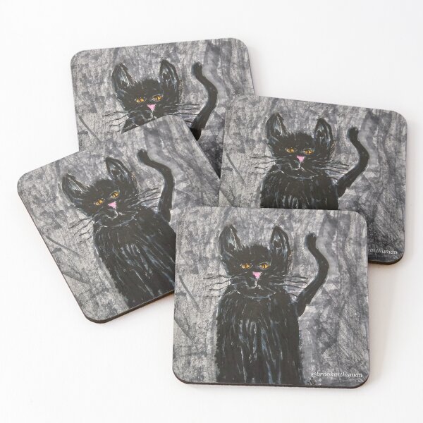 Item preview, Black Cat Doodle  designed and sold by DancingCreek.