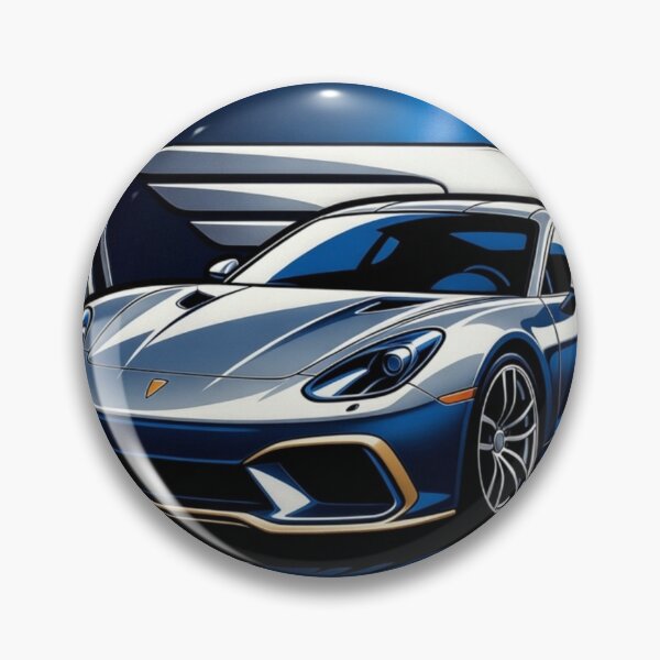 Item preview, Luxury Sports Car Shield Crest Graphic Poster designed and sold by Nexus Space.