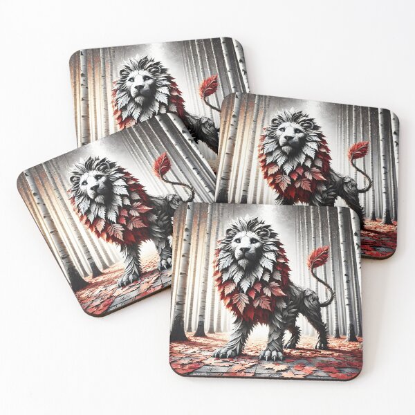 Item preview, Fall Lion, Ai Generated Art designed and sold by ACC .
