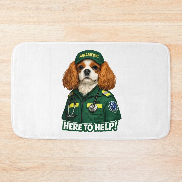 Item preview, Paramedic, Here to help! Blenheim Cavalier designed and sold by SpottyRainbow.