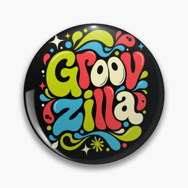 Item preview, Groovzilla – Funky Font Vector, Vibrant Multi-Color Organic designed and sold by Jandedan.
