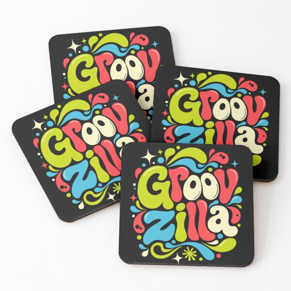 Item preview, Groovzilla – Funky Font Vector, Vibrant Multi-Color Organic designed and sold by Jandedan.