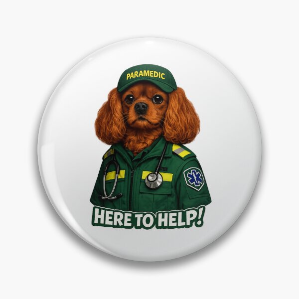 Item preview, Paramedic, Here to help! Ruby Cavalier designed and sold by SpottyRainbow.