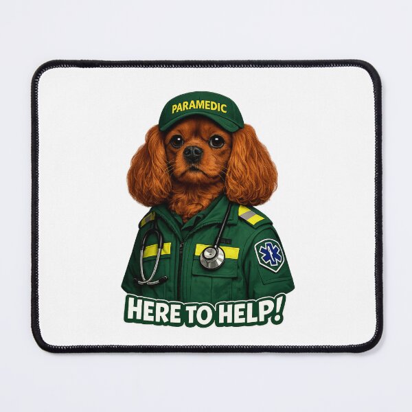 Item preview, Paramedic, Here to help! Ruby Cavalier designed and sold by SpottyRainbow.