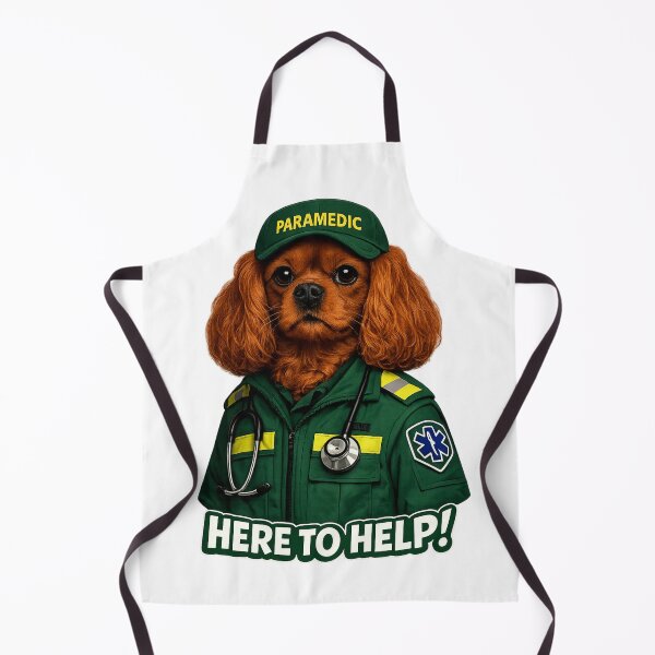 Item preview, Paramedic, Here to help! Ruby Cavalier designed and sold by SpottyRainbow.