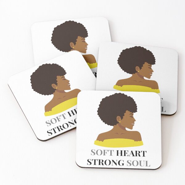 Item preview, Soft Heart Strong Soul | Inspirational Self-Love Quote designed and sold by Miss Lotus Studio.