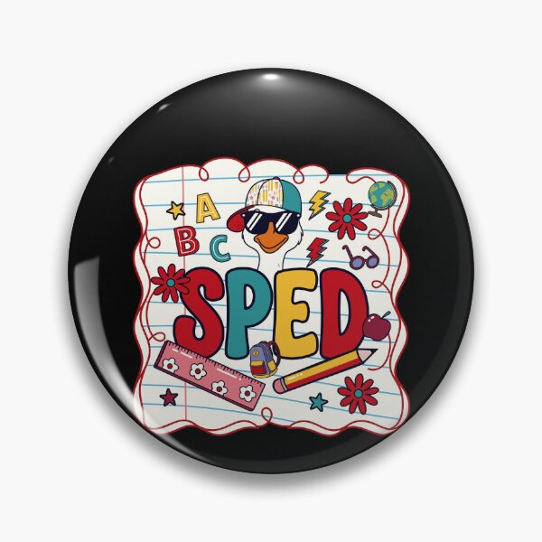 Item preview, Retro SPED Back to School Goose Teacher designed and sold by KroghDs.