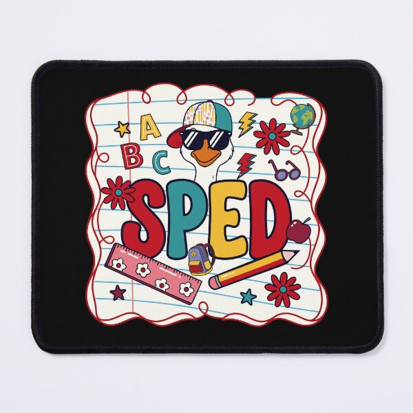Item preview, Retro SPED Back to School Goose Teacher designed and sold by KroghDs.