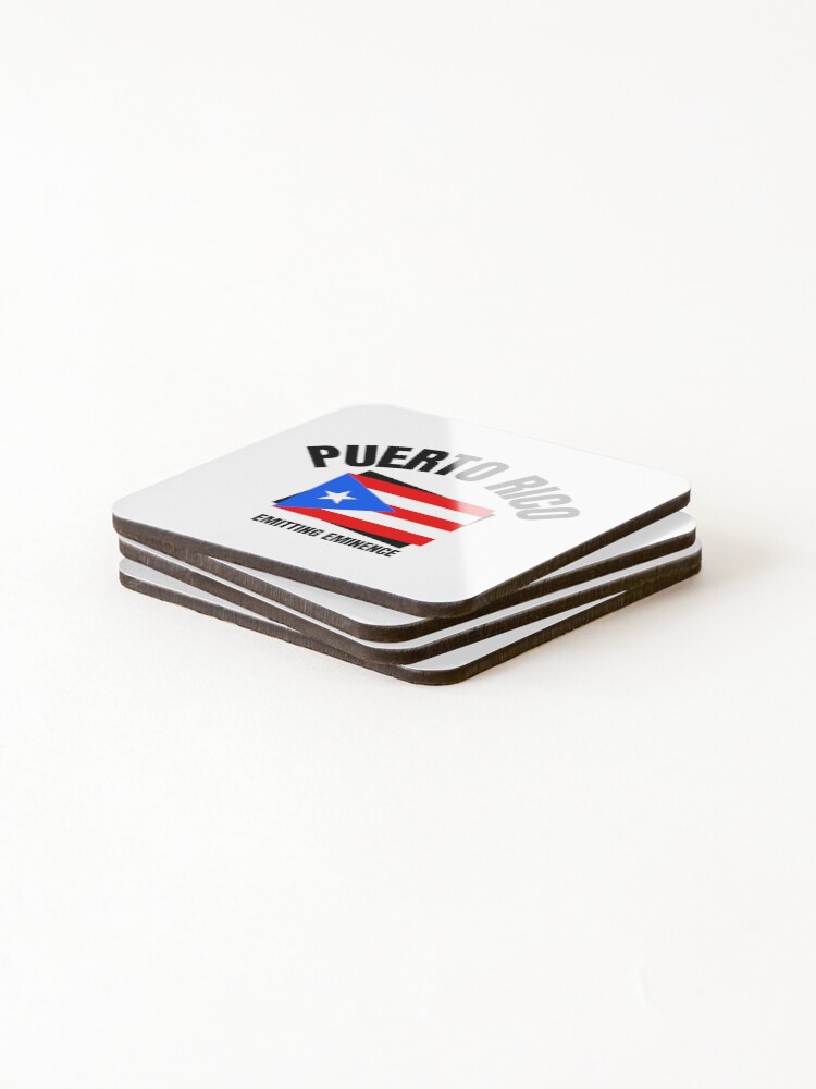 Thumbnail 4 of 5, Coasters (Set of 4), Puerto Rican Eminence designed and sold by EmitEminence.