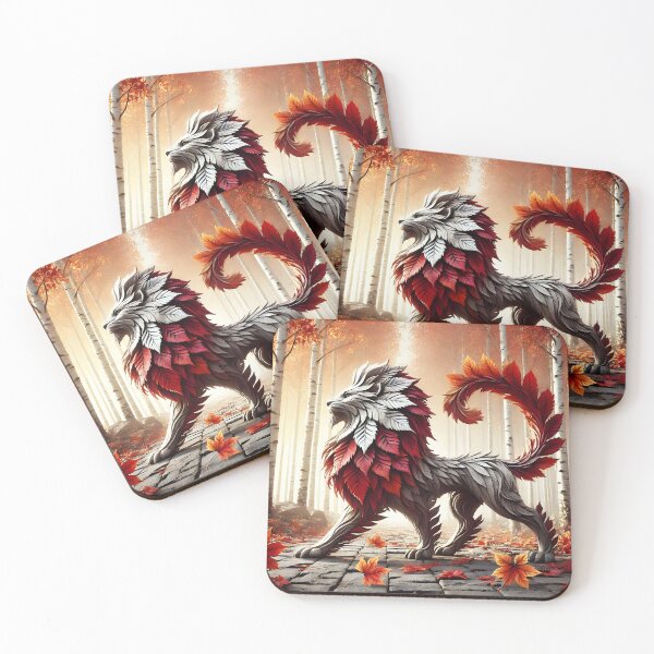 Item preview, Fall Lion, Ai Generated Art designed and sold by ACC .