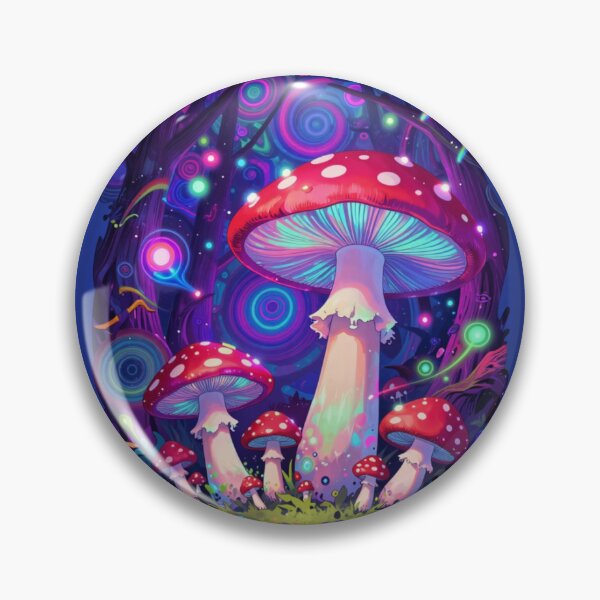 Item preview,  Psychedelic Anime Mushroom Neon Trippy Art designed and sold by GoGreenlove.