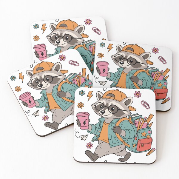 Item preview, Silly Raccoon Teacher Club Back to School designed and sold by KroghDs.
