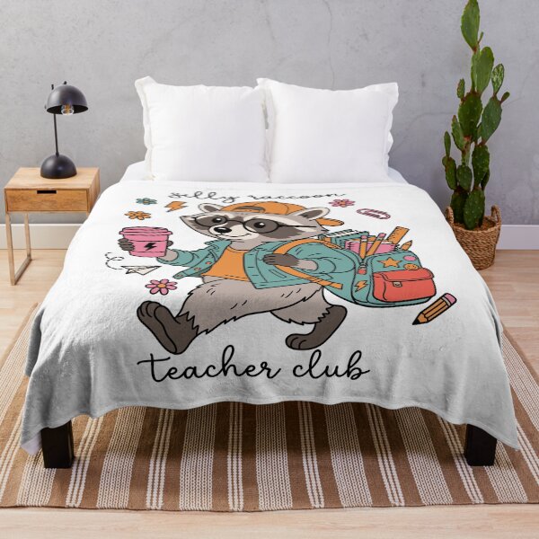 Item preview, Silly Raccoon Teacher Club Back to School designed and sold by KroghDs.