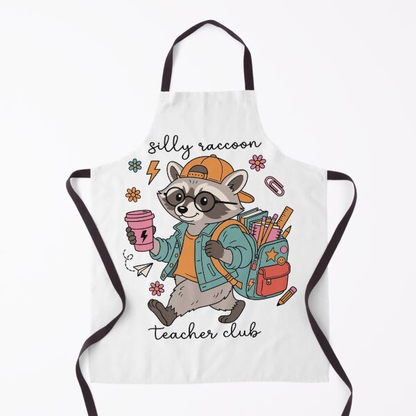 Item preview, Silly Raccoon Teacher Club Back to School designed and sold by KroghDs.