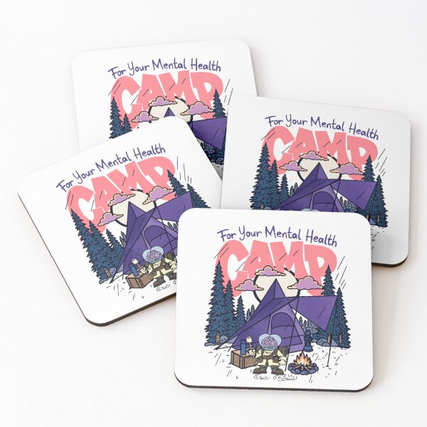 Item preview, Camp For Mental Health Funny Nature Therapy Outdoors designed and sold by AdelArtworks.