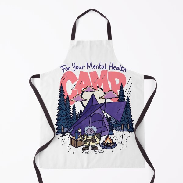 Item preview, Camp For Mental Health Funny Nature Therapy Outdoors designed and sold by AdelArtworks.