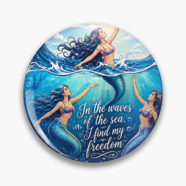 Item preview, Freedom enchanting mermaid art designed and sold by urbanshop7.