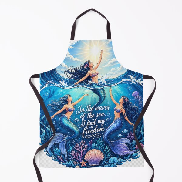 Item preview, Freedom enchanting mermaid art designed and sold by urbanshop7.