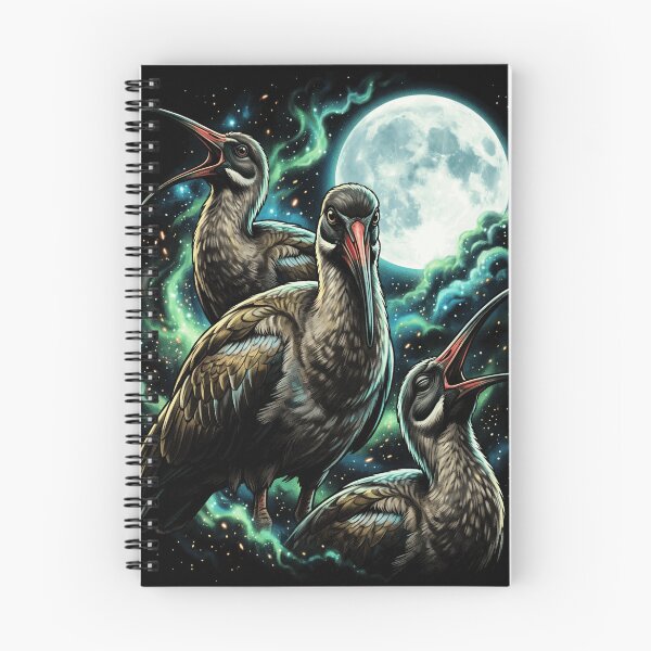 Item preview, Mystical Hadeda Ibis Birds Full Moon Cosmic Night Sky designed and sold by d247.