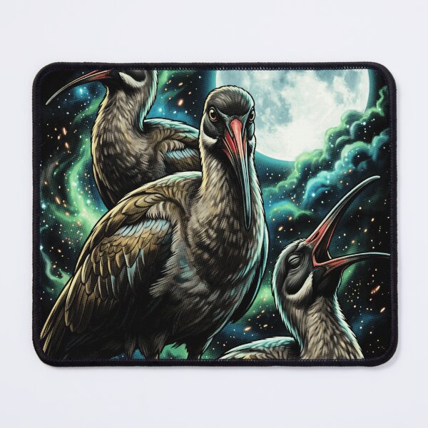 Item preview, Mystical Hadeda Ibis Birds Full Moon Cosmic Night Sky designed and sold by d247.