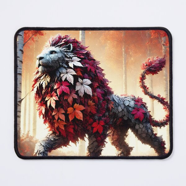 Item preview, Fall Lion, Ai Generated Art designed and sold by ACC .