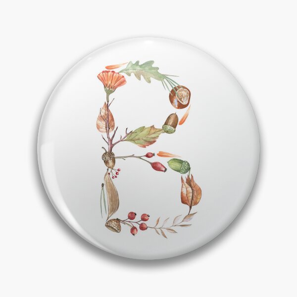 Item preview, Autumn Letter B Monogram designed and sold by Flowersforbear.