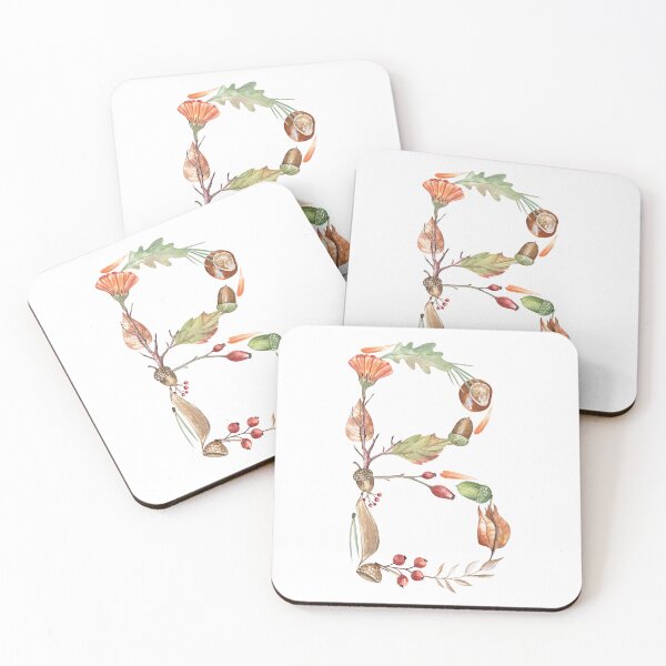 Item preview, Autumn Letter B Monogram designed and sold by Flowersforbear.