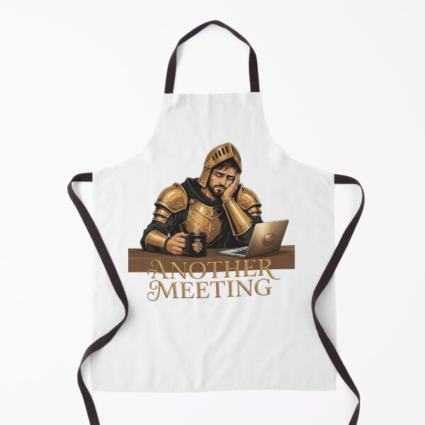 Item preview, Another Meeting Tired Knight Office Humor Art designed and sold by Northern Glow Art.