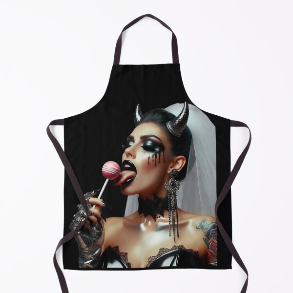 Artikelvorschau, Gothic Bride Demon Licking Lollipop entworfen und verkauft von Voodoo Store Paranormal Collections.