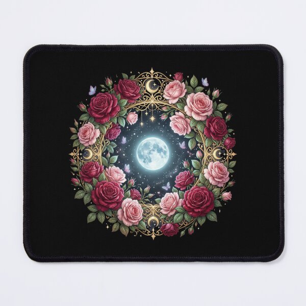 Item preview, Moonlit Rose Celestial Wreath designed and sold by MoonSoul Studio.