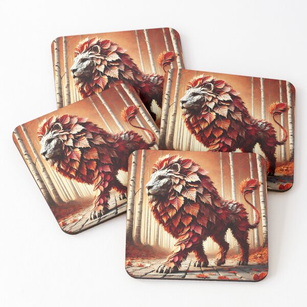 Item preview, Fall Lion, Ai Generated Art designed and sold by ACC .