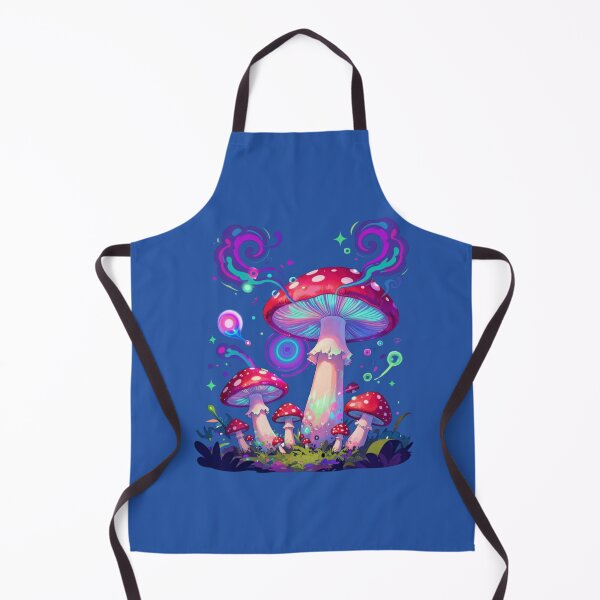 Item preview, Neon Anime Mushroom Psychedelic Japanese Art designed and sold by GoGreenlove.