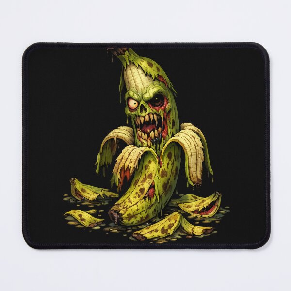 Item preview, Zombie Banana Cartoon – Creepy Undead Fruit Character designed and sold by BoB-66.
