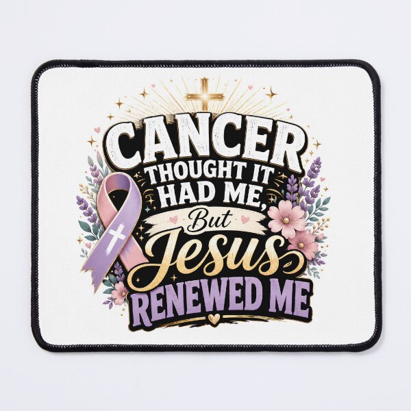 Item preview, Cancer Thought It Had Me But Jesus Renewed Me Christian Cancer Survivor Design designed and sold by WHDProduction45.