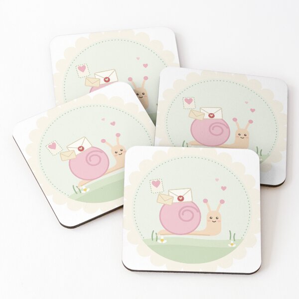 Item preview, Snail Mail Club Cute Cottagecore Snail with Love Letters designed and sold by AHK18.