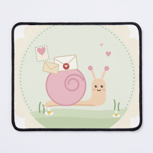 Item preview, Snail Mail Club Cute Cottagecore Snail with Love Letters designed and sold by AHK18.