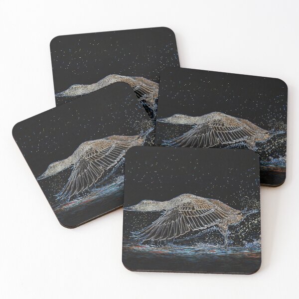 Item preview, Neon Eider Taking Flight designed and sold by tonivainio.