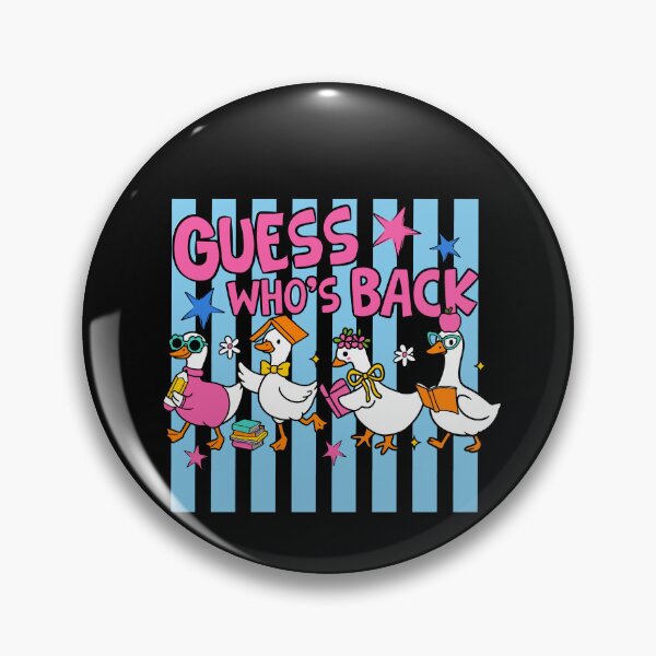 Item preview, Guess Whos Back Goose Back to School Kids designed and sold by KroghDs.