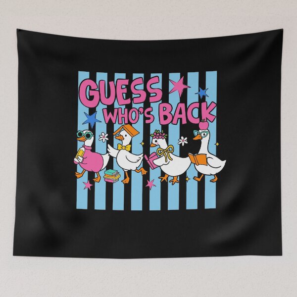 Item preview, Guess Whos Back Goose Back to School Kids designed and sold by KroghDs.