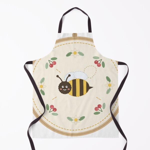 Item preview, Bee Kind Embroidered Bumblebee Floral Wreath Cottagecore designed and sold by AHK18.